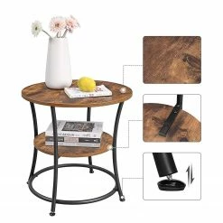 Red Living Bout de canapé Uberto III - Marron / Noir 12 Red Living Bout de canapé Uberto III - Marron / Noir -loftscape Boutique 1000353404 220601 031 DETAILS P000000001000353404