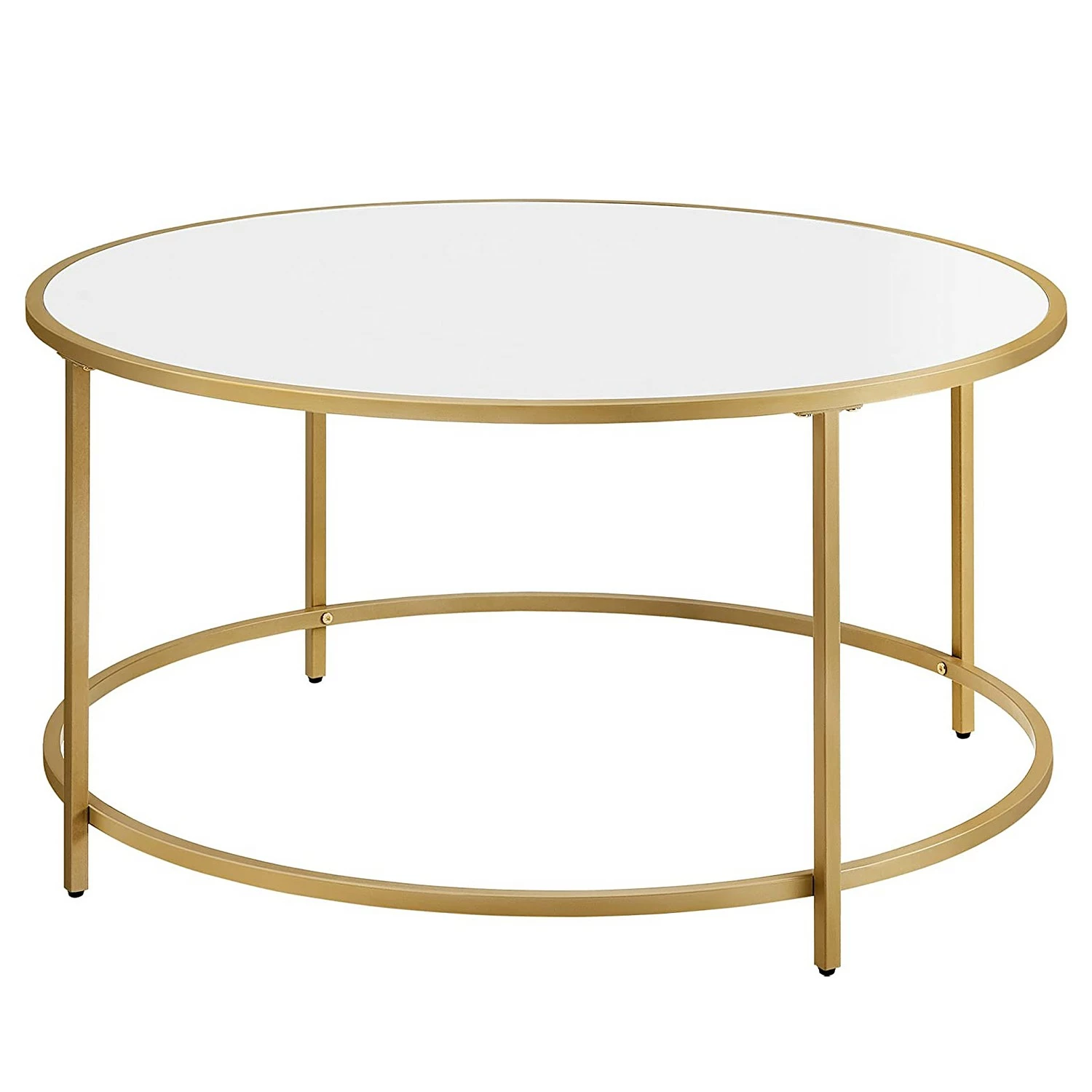 Loftscape Table basse Poygan II - Blanc / Doré 3 Loftscape Table basse Poygan II - Blanc / Doré