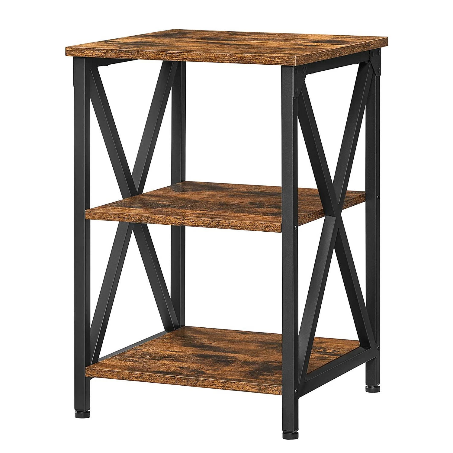 Red Living Bout de canapé Molalla - Marron / Noir 3 Red Living Bout de canapé Molalla - Marron / Noir