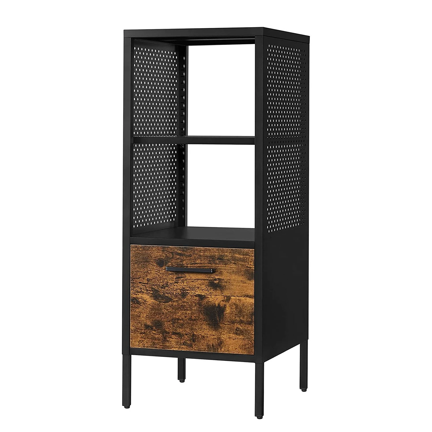 Red Living Étagère Mocksville - Marron / Noir 3 Red Living Étagère Mocksville - Marron / Noir