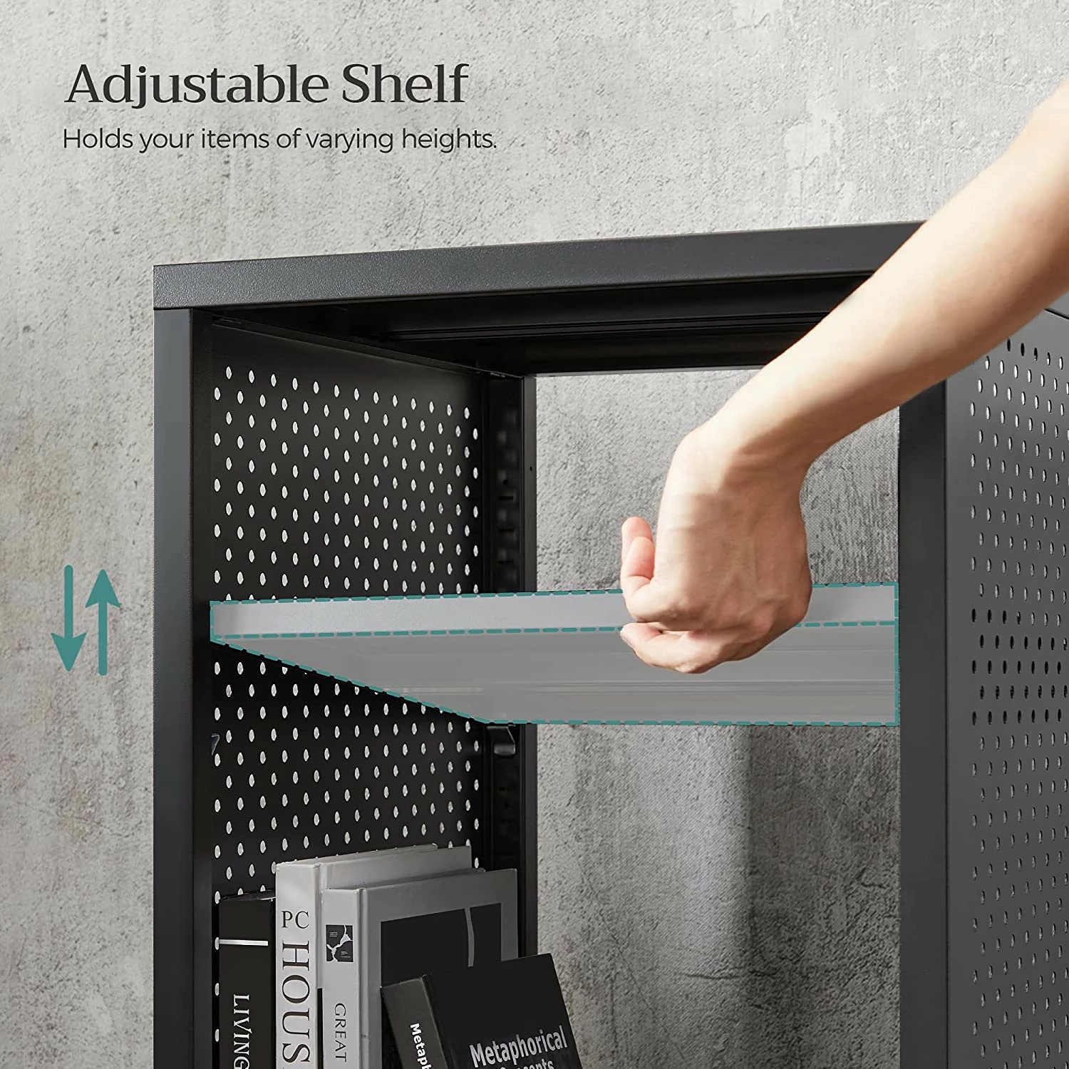 Red Living Étagère Mocksville - Marron / Noir 7 Red Living Étagère Mocksville - Marron / Noir – Image 5