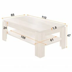 Trendteam Table basse Universal I - Anthracite / Imitation chêne -loftscape Boutique 1000353492 220520 500 SKETCH DETAILS P000000001000353492 sketch