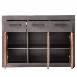 Trendteam Buffet Indy II - Imitation bois recyclé / Anthracite -loftscape Boutique 1000353496 220520 031 DETAILS P000000001000353496