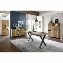 Red Living Buffet Sligo - Imitation chêne rustique argenté / Graphite -loftscape Boutique 1000353508 220610 020 MOOD DETAILS P000000001000353508 mood