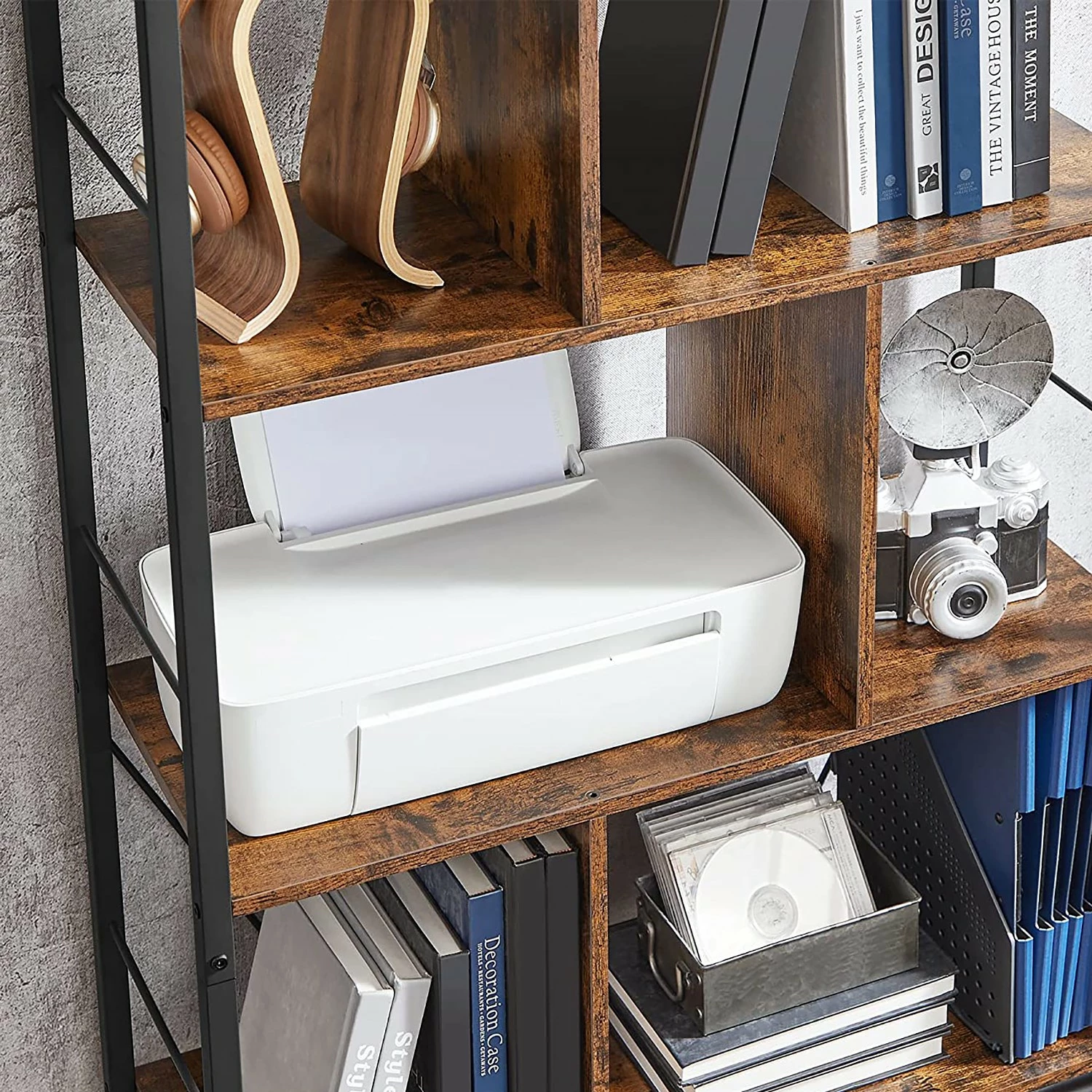 Red Living Étagère Niolon I - Marron / Noir 6 Red Living Étagère Niolon I - Marron / Noir – Image 4