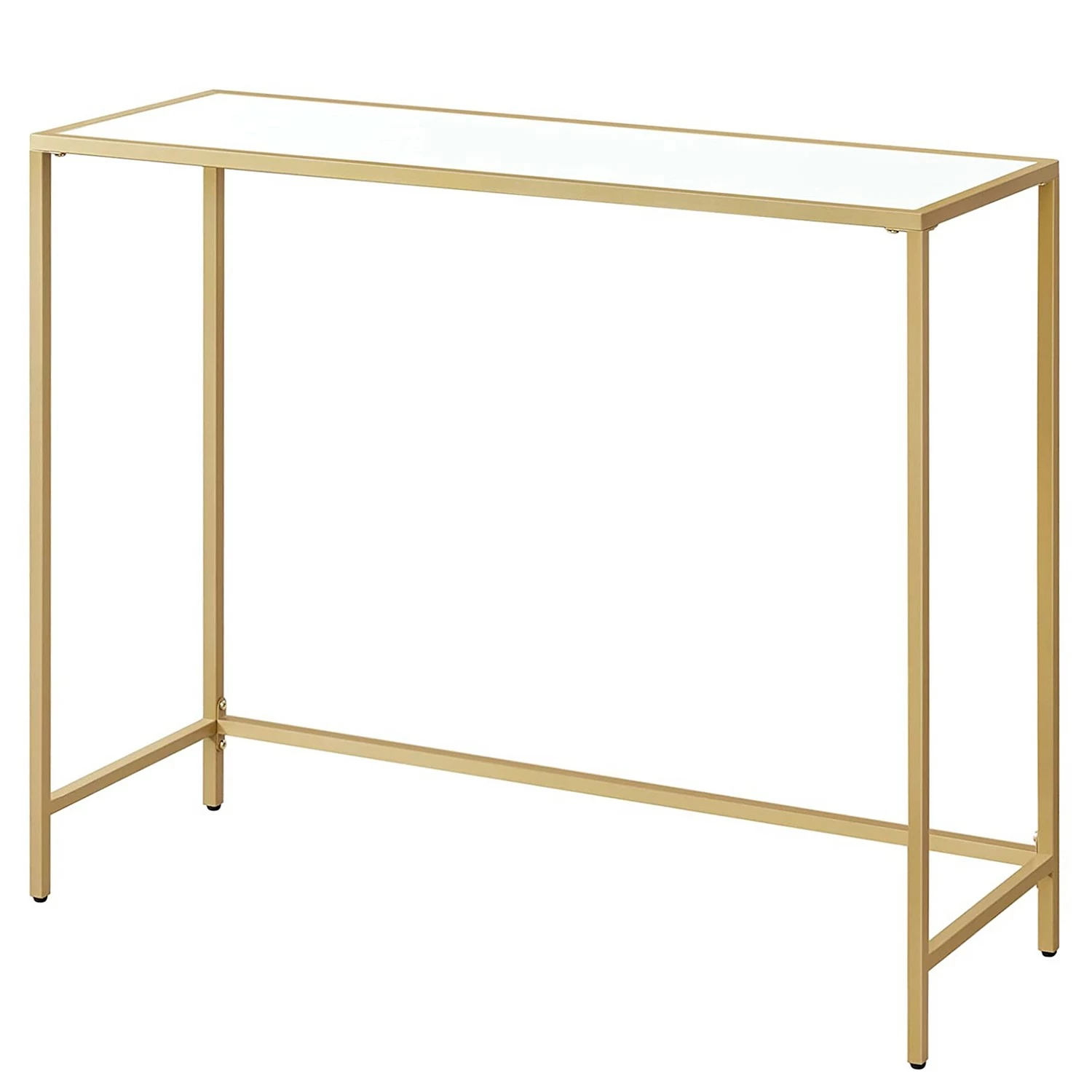 Red Living Console Poygan III - Blanc / Doré 3 Red Living Console Poygan III - Blanc / Doré