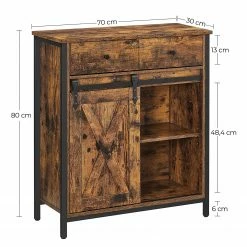 Red Living Buffet Torm II - Marron / Noir 15 Red Living Buffet Torm II - Marron / Noir -loftscape Boutique 1000355224 220601 500 SKETCH DETAILS P000000001000355224 sketch