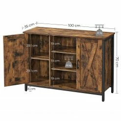 Red Living Buffet Towa I - Marron / Noir 19 Red Living Buffet Towa I - Marron / Noir -loftscape Boutique 1000355227 220601 500 SKETCH DETAILS P000000001000355227 sketch