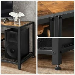 Red Living Banc TV Morristown III - Marron / Noir -loftscape Boutique 1000355231 220601 031 DETAILS P000000001000355231