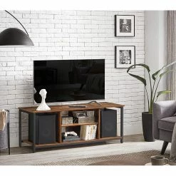 Red Living Banc TV Leesville - Marron / Noir 13 Red Living Banc TV Leesville - Marron / Noir -loftscape Boutique 1000355232 220601 021 MOOD DETAILS P000000001000355232 mood