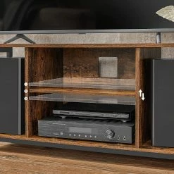 Red Living Banc TV Leesville - Marron / Noir 15 Red Living Banc TV Leesville - Marron / Noir -loftscape Boutique 1000355232 220601 030 DETAILS P000000001000355232