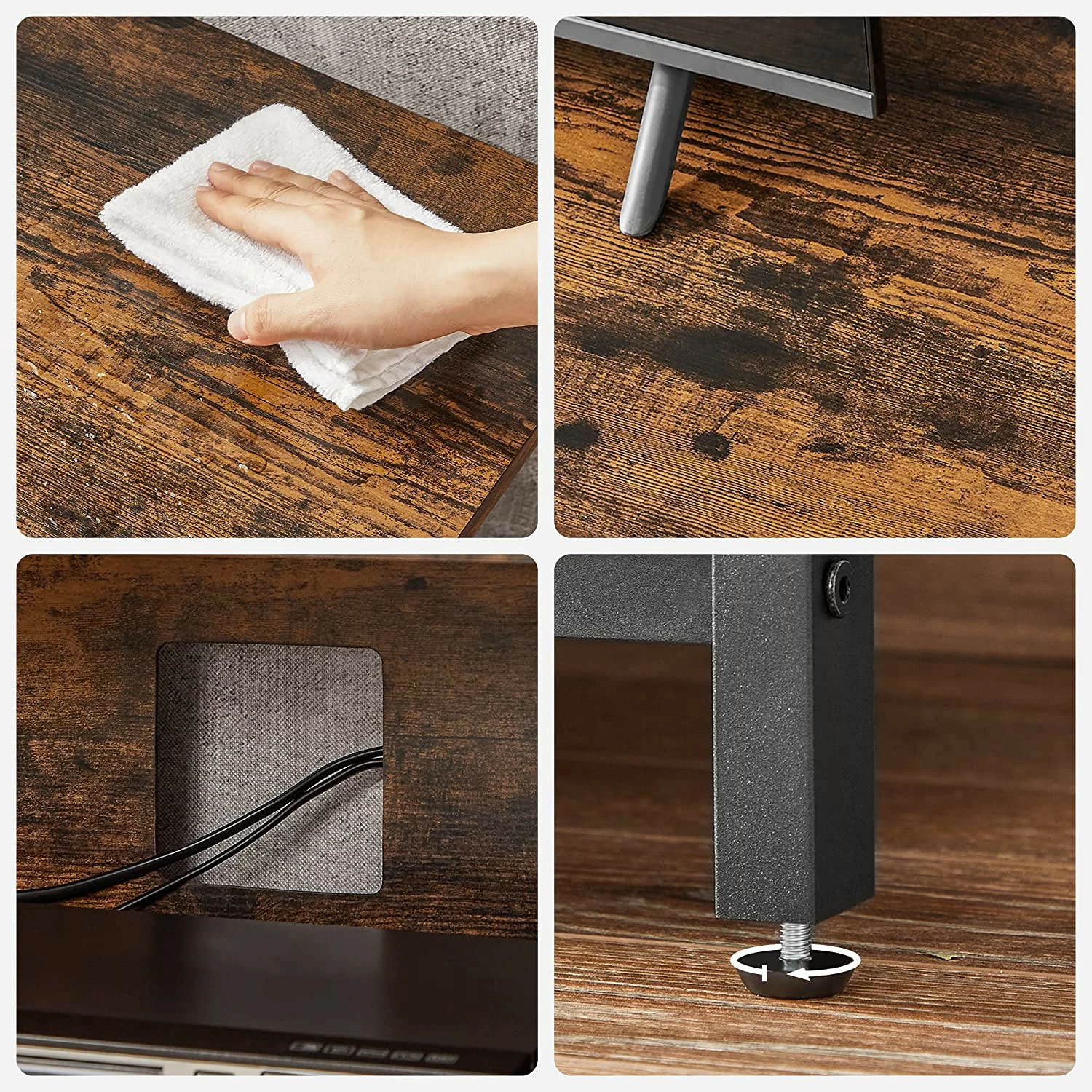 Red Living Banc TV Leesville - Marron / Noir 10 Red Living Banc TV Leesville - Marron / Noir – Image 8