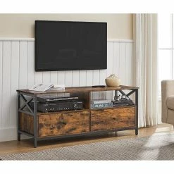 Red Living Meuble TV Molalla II - Marron / Noir 13 Red Living Meuble TV Molalla II - Marron / Noir -loftscape Boutique 1000355235 220601 021 MOOD DETAILS P000000001000355235 mood