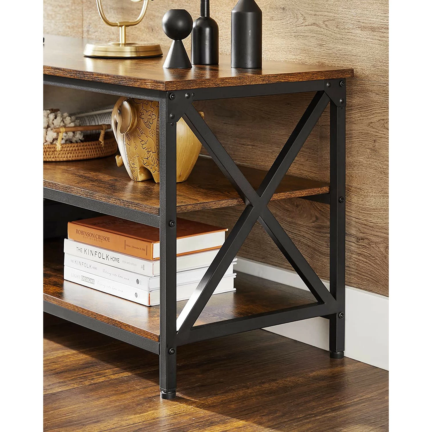 Red Living Banc TV Molalla - Marron / Noir 7 Red Living Banc TV Molalla - Marron / Noir – Image 5