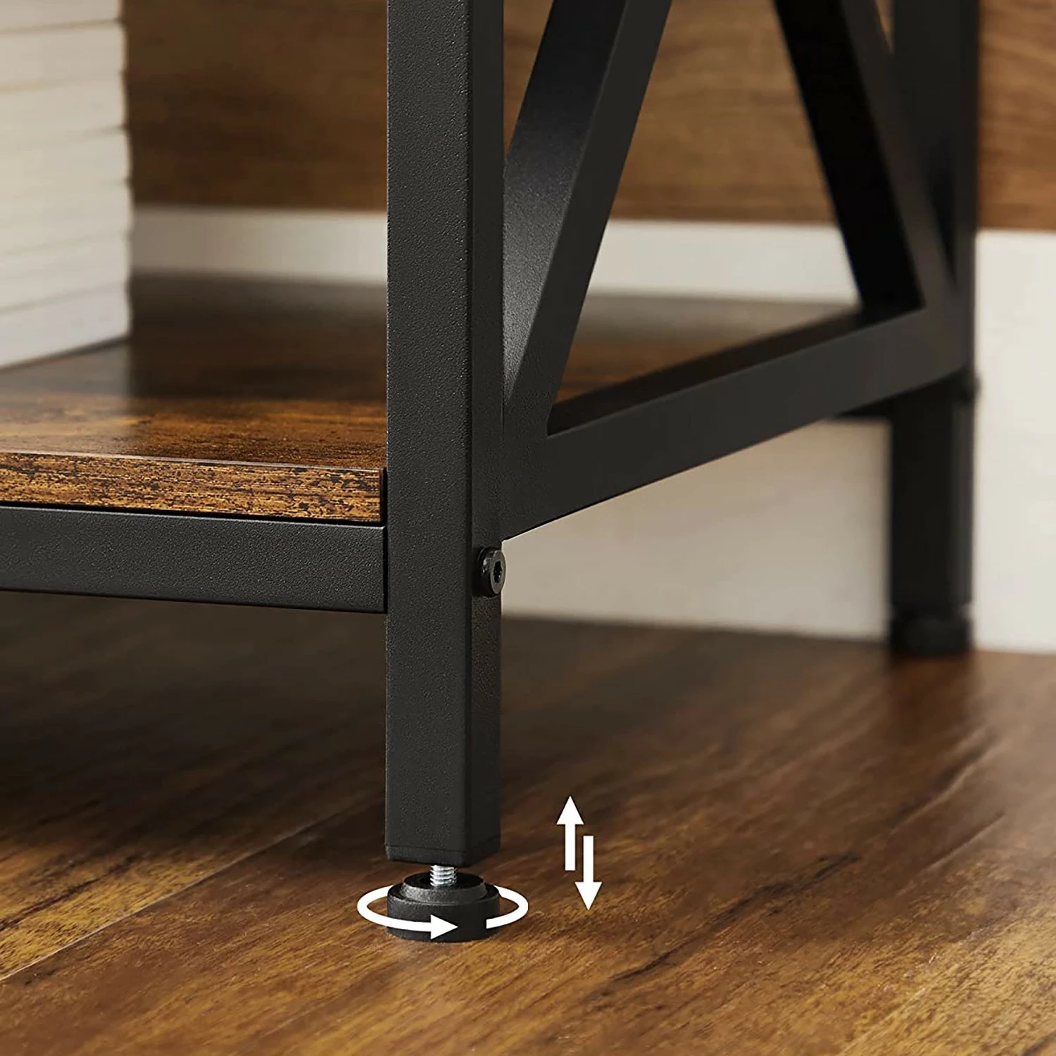 Red Living Banc TV Molalla - Marron / Noir 8 Red Living Banc TV Molalla - Marron / Noir – Image 6