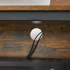 Red Living Meuble TV Leesville - Marron / Noir -loftscape Boutique 1000355237 220601 031 DETAILS P000000001000355237