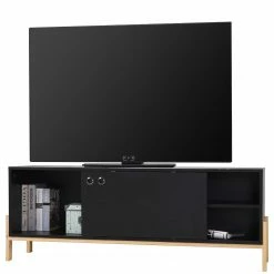 Norrwood Meuble TV Caborn II - Noir / Pin