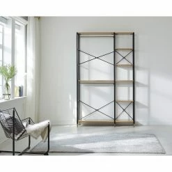 Red Living Étagère Ruoms III - Imitation acacia / Noir -loftscape Boutique 1000355288 220603 020 MOOD DETAILS P000000001000355288 mood