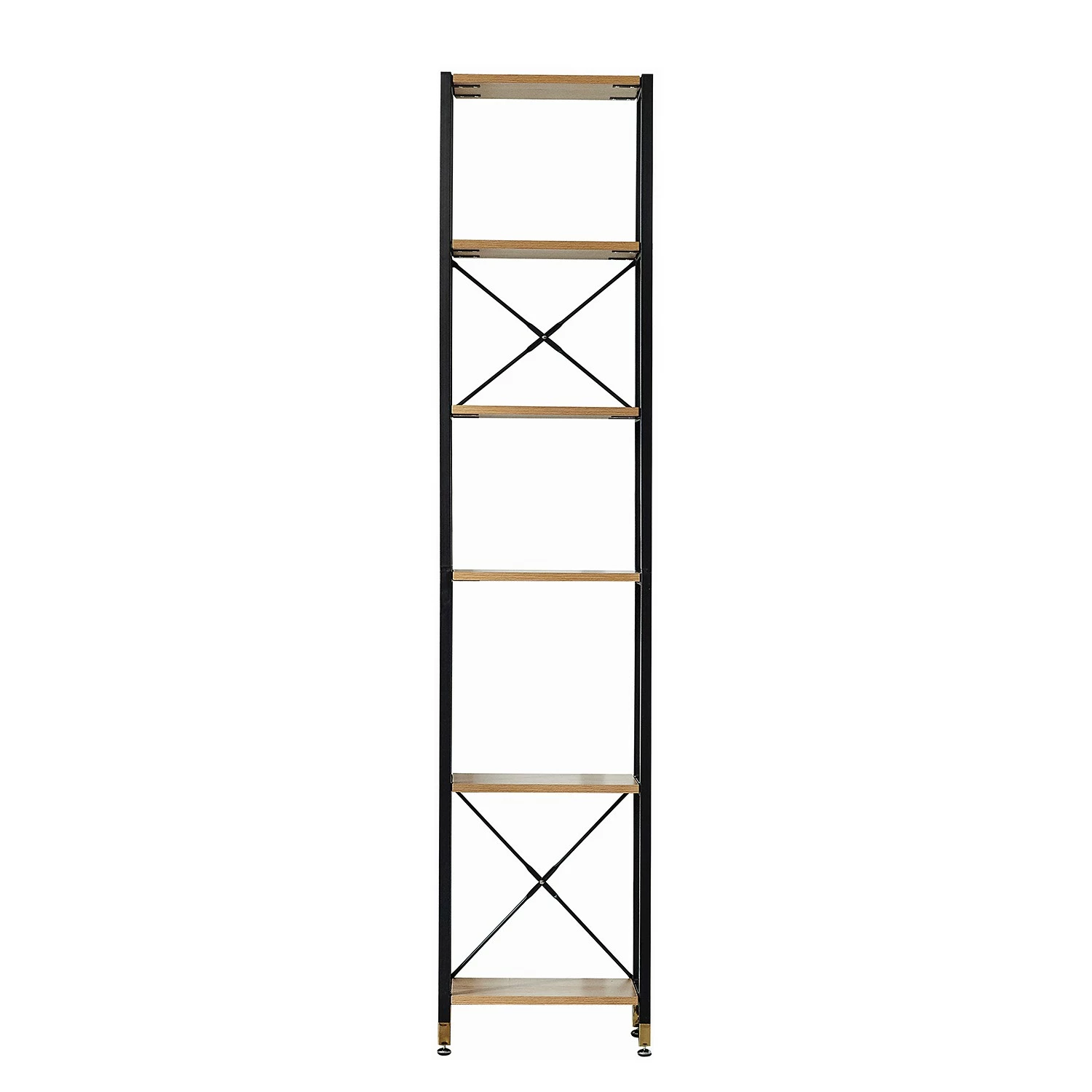 Red Living Étagère Ruoms I - Imitation acacia / Noir 8 Red Living Étagère Ruoms I - Imitation acacia / Noir – Image 6