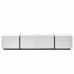 Loftscape Ensemble meubles TV Muuga II (4 élém.) - Blanc / Gris -loftscape Boutique 1000356495 220608 031 DETAILS P000000001000356495