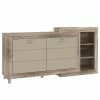 Loftscape Buffet Verdille - Beige brillant / Imitation chêne antique 1 Loftscape Buffet Verdille - Beige brillant / Imitation chêne antique -loftscape Boutique 1000356702 220603 010 IMAGE P000000001000356702