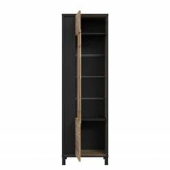 Red Living Vitrine Vallegrande - Imitation pin des Alpes / Noir -loftscape Boutique 1000356707 220603 031 DETAILS P000000001000356707