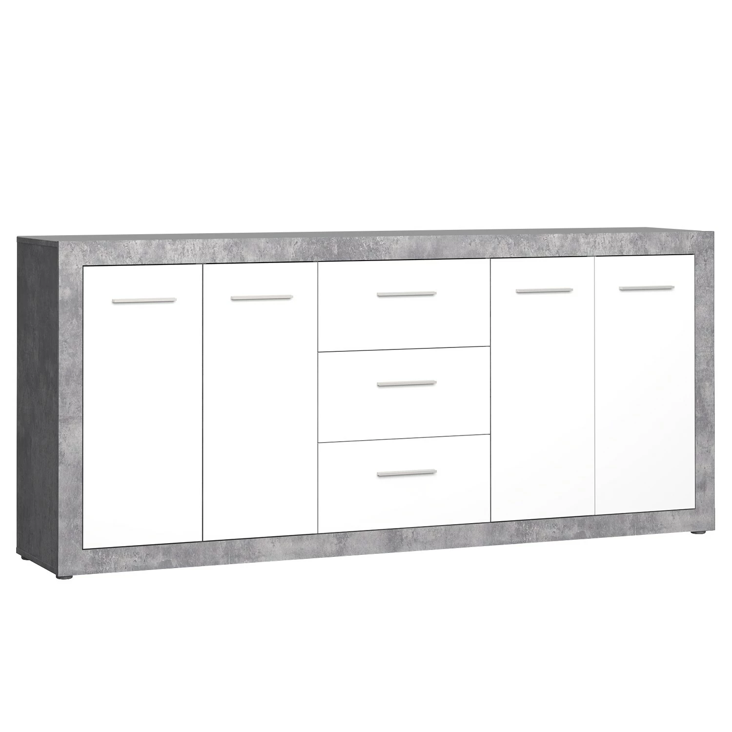 Loftscape Buffet Solidus Par - Blanc / Imitation béton 3 Loftscape Buffet Solidus Par - Blanc / Imitation béton