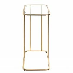 Loftscape Bout de canapé Sabugal - Verre / Métal - Doré -loftscape Boutique 1000356853 220609 031 DETAILS P000000001000356853