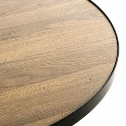 Red Living Bout de canapé Glurns I - Métal - Imitation chêne / Noir -loftscape Boutique 1000356854 220609 031 DETAILS P000000001000356854