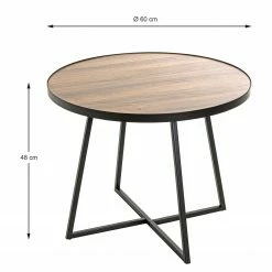 Red Living Bout de canapé Chorin I - Imitation chêne / Noir -loftscape Boutique 1000356856 220609 500 SKETCH DETAILS P000000001000356856 sketch