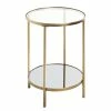 Loftscape Bout de canapé Pag IV - Verre / Métal - Doré