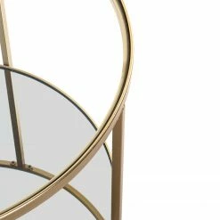 Loftscape Bout de canapé Pag II - Verre / Métal - Doré -loftscape Boutique 1000356859 220609 031 DETAILS P000000001000356859