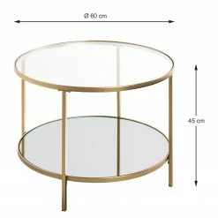 Loftscape Bout de canapé Pag II - Verre / Métal - Doré -loftscape Boutique 1000356859 220609 500 SKETCH DETAILS P000000001000356859 sketch