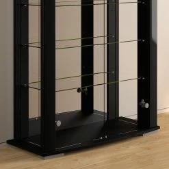 Fredriks Vitrine Nysa II - Avec éclairage inclus - Noir brillant -loftscape Boutique 1000357369 220609 031 DETAILS P000000001000357369