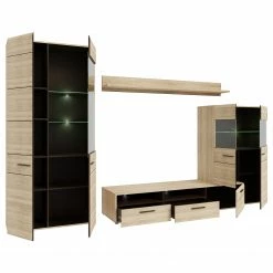 Loftscape Ensemble meubles TV Taradale (4 élém.) - Avec éclairage inclus - Imitation chêne Sonoma -loftscape Boutique 1000357998 220616 040 DETAILS P000000001000357998
