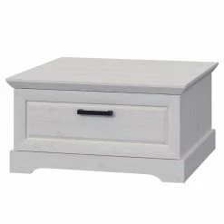 Ridgevalley Table basse New Dessa - Imitation pin blanc