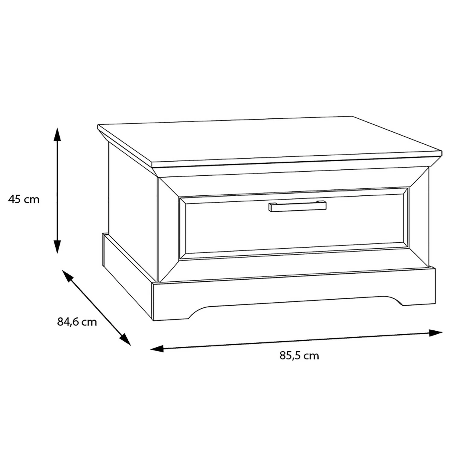 Ridgevalley Table basse New Dessa - Imitation pin blanc 9 Ridgevalley Table basse New Dessa - Imitation pin blanc – Image 7