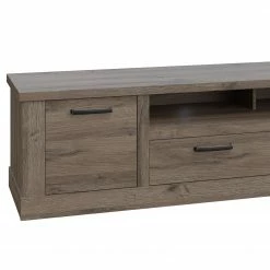 Loftscape Meuble TV Temuco - Imitation chêne foncé -loftscape Boutique 1000358008 220616 050 DETAILS P000000001000358008