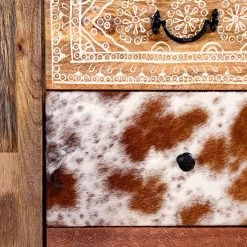 Red Living Enfilade Vallentuna - Manguier massif / Métal - Manguier / Noir -loftscape Boutique 1000359913 220621 055 DETAILS P000000001000359913