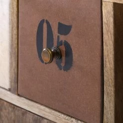 Red Living Buffet Vallentuna - Manguier massif / Métal - Manguier / Noir -loftscape Boutique 1000359916 220621 065 DETAILS P000000001000359916