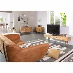 Naturoo Meuble TV Yearby - Manguier massif - Manguier / Doré 9 Naturoo Meuble TV Yearby - Manguier massif - Manguier / Doré -loftscape Boutique 1000359927 220713 020 MOOD DETAILS P000000001000359927 mood