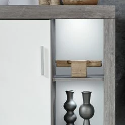 Trendteam Ensemble meubles TV jazz I (4 éléments) - Imitation chêne gris / Blanc -loftscape Boutique 1000362858 220623 027 MOOD DETAILS P000000001000362858 mood