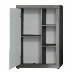 Trendteam Ensemble meubles TV jazz I (4 éléments) - Imitation chêne gris / Blanc -loftscape Boutique 1000362858 220623 035 DETAILS P000000001000362858