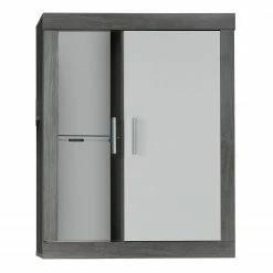 Trendteam Ensemble meubles TV jazz I (4 éléments) - Imitation chêne gris / Blanc -loftscape Boutique 1000362858 220623 040 DETAILS P000000001000362858