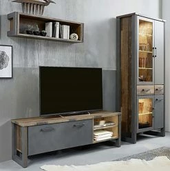 Trendteam Ensemble meubles TV Prime I (3 éléments) - Imitation béton / Imitation vieux bois 20 Trendteam Ensemble meubles TV Prime I (3 éléments) - Imitation béton / Imitation vieux bois -loftscape Boutique 1000362861 220623 021 MOOD DETAILS P000000001000362861 mood