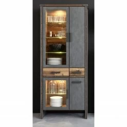 Trendteam Ensemble meubles TV Prime I (3 éléments) - Imitation béton / Imitation vieux bois 21 Trendteam Ensemble meubles TV Prime I (3 éléments) - Imitation béton / Imitation vieux bois -loftscape Boutique 1000362861 220623 022 MOOD DETAILS P000000001000362861 mood