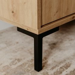 Loftscape Table basse Brochet - Imitation chêne / Noir -loftscape Boutique 1000363056 220704 035 DETAILS P000000001000363056