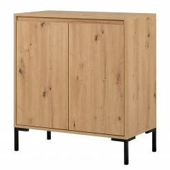 Loftscape Buffet Brochet I - Imitation chêne / Noir