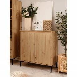 Loftscape Buffet Brochet I - Imitation chêne / Noir -loftscape Boutique 1000363057 220704 021 MOOD DETAILS P000000001000363057 mood