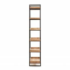 Red Living Étagère Breitbride II - Acacia massif / Métal - Acacia / Noir -loftscape Boutique 1000363950 220714 035 DETAILS P000000001000363950